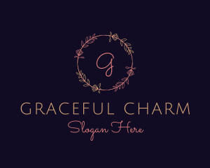 Feminine Floral Boutique Florist logo design