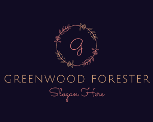 Feminine Floral Boutique Florist logo design