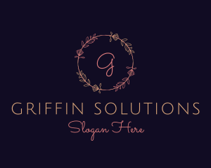 Feminine Floral Boutique Florist logo design