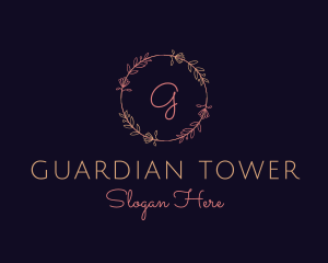 Feminine Floral Boutique Florist logo design