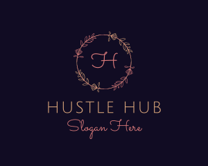 Feminine Floral Boutique Florist logo design