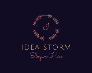 Feminine Floral Boutique Florist logo design