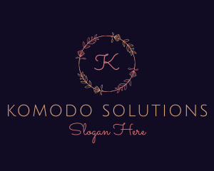 Feminine Floral Boutique Florist logo design