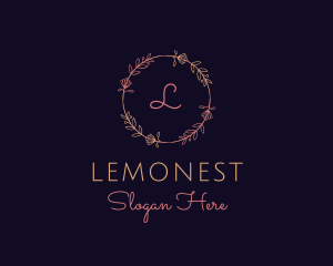 Feminine Floral Boutique Florist logo design