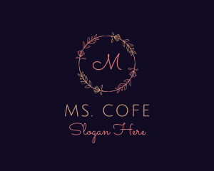 Feminine Floral Boutique Florist logo design