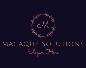 Feminine Floral Boutique Florist logo design