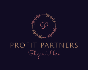 Feminine Floral Boutique Florist logo design