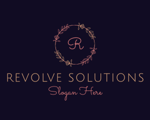 Feminine Floral Boutique Florist logo design