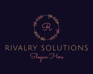 Feminine Floral Boutique Florist logo design