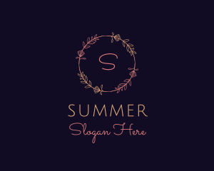 Feminine Floral Boutique Florist logo design