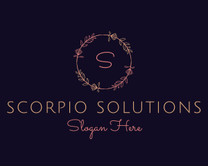 Feminine Floral Boutique Florist logo design