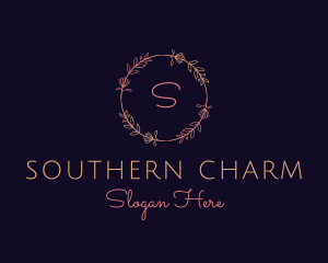 Feminine Floral Boutique Florist logo design