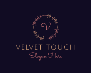 Feminine Floral Boutique Florist logo design