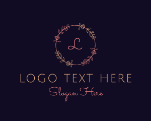 Feminine Floral Boutique Florist Logo