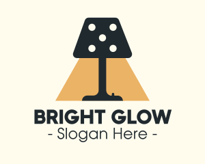 Light - Dice Lamp Light logo design
