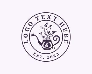 Gardener - Gardener Watering Pot logo design