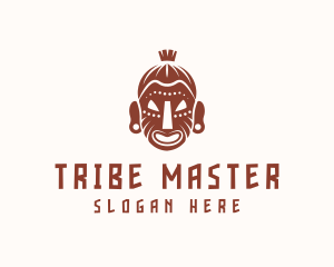 Aztec Tribe Man logo design