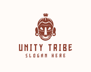 Aztec Tribe Man logo design