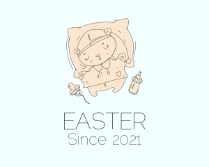 Doodle - Baby Infant Sleepwear logo design