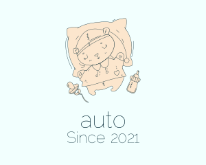 Sketch - Baby Infant Sleepwear logo design