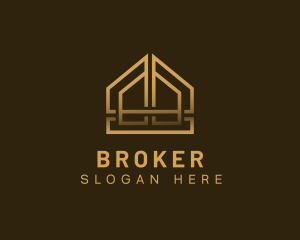 House Realty Broker logo design