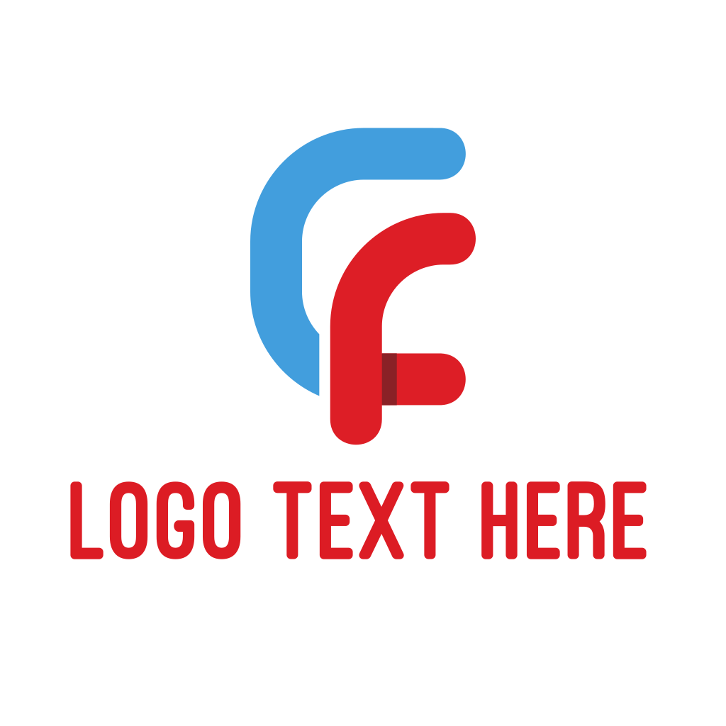 Abstract Red & Blue Logo | BrandCrowd Logo Maker