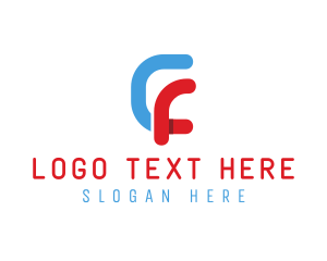 Application - Generic Business Letter CF logo design