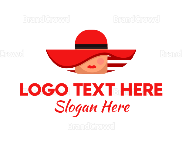 Mysterious Stylish Woman Logo