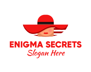 Mysterious Stylish Woman logo design