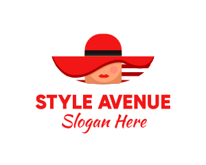 Fashionable - Mysterious Stylish Woman logo design