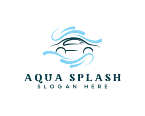 Clean Car Splash logo design