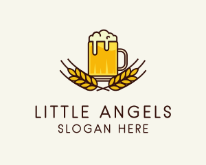 Beer Mug Booze Logo