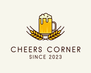 Booze - Beer Mug Booze logo design