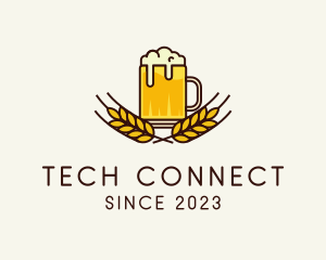 Craft Beer - Beer Mug Booze logo design