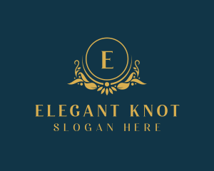 Luxury Wedding Event logo design