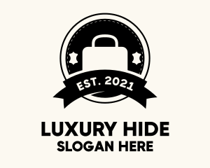 Leather - Leatherworks Luggage Badge logo design