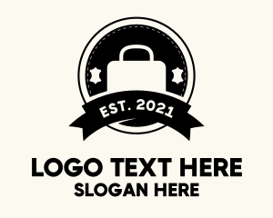 Baggage - Black Luggage Badge logo design