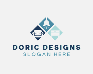 Interior Design Furniture Decoration logo design