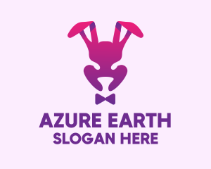 Purple Magic Rabbit logo design