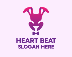 Purple Magic Rabbit logo design