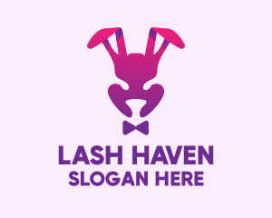 Purple Magic Rabbit logo design