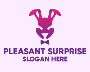 Surprise - Purple Magic Rabbit logo design