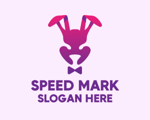 Purple Magic Rabbit logo design