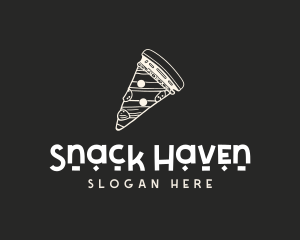 Gourmet Pizza Pizzeria Slice logo design