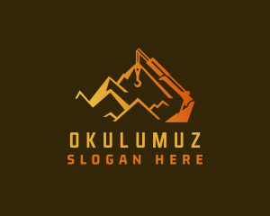 Industrial Mountain Excavator Logo