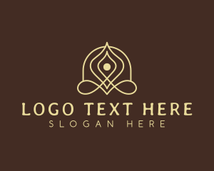 Glyph - Relaxation Yoga Healing logo design