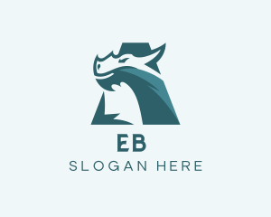 Dragon Letter A Logo