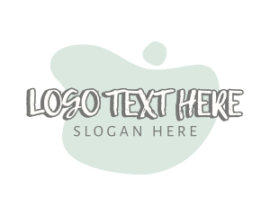 Blogger - Paint Drip Wordmark logo design
