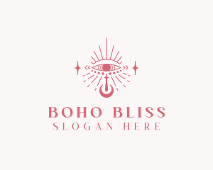 Holistic Boho Eye logo design