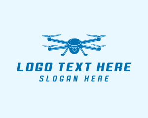 Futuristic - Futuristic Quadcopter Tech logo design
